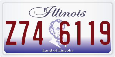 IL license plate Z746119