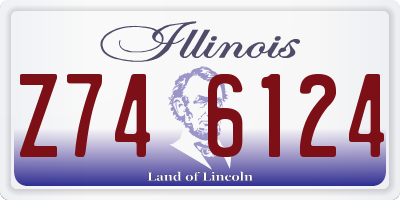 IL license plate Z746124