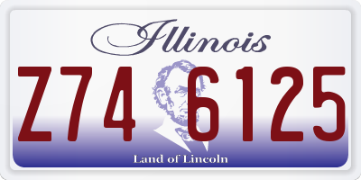 IL license plate Z746125