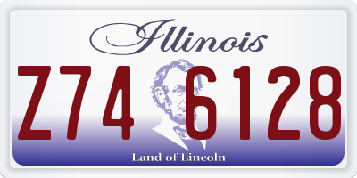 IL license plate Z746128