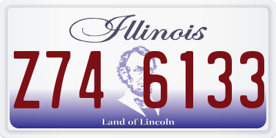 IL license plate Z746133