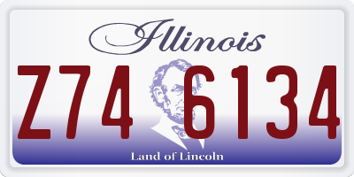 IL license plate Z746134