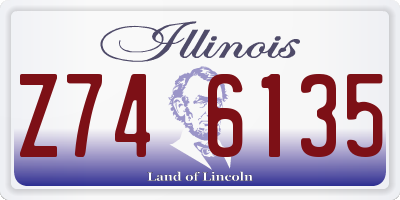 IL license plate Z746135