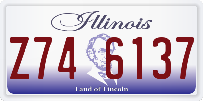 IL license plate Z746137