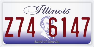 IL license plate Z746147