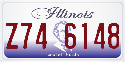 IL license plate Z746148