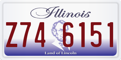 IL license plate Z746151
