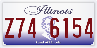IL license plate Z746154