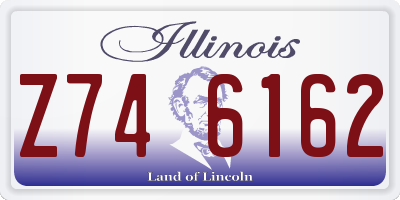 IL license plate Z746162