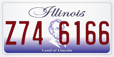 IL license plate Z746166