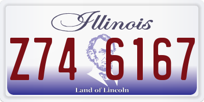 IL license plate Z746167