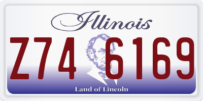 IL license plate Z746169