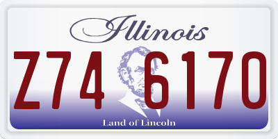 IL license plate Z746170