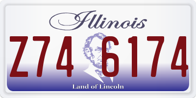 IL license plate Z746174