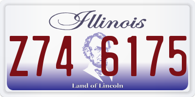 IL license plate Z746175