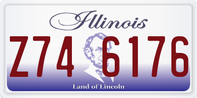 IL license plate Z746176
