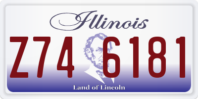 IL license plate Z746181