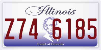 IL license plate Z746185
