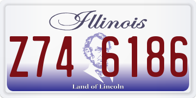 IL license plate Z746186