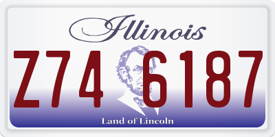IL license plate Z746187