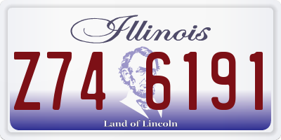 IL license plate Z746191