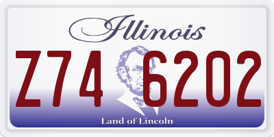 IL license plate Z746202