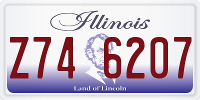 IL license plate Z746207