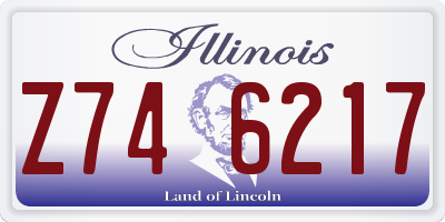 IL license plate Z746217