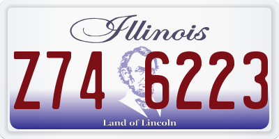 IL license plate Z746223