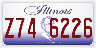 IL license plate Z746226