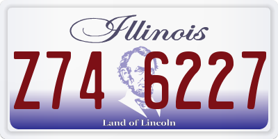 IL license plate Z746227