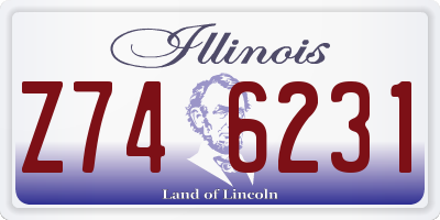 IL license plate Z746231
