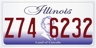 IL license plate Z746232
