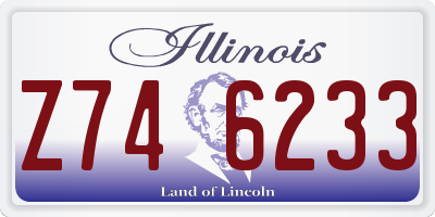 IL license plate Z746233