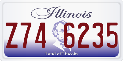 IL license plate Z746235
