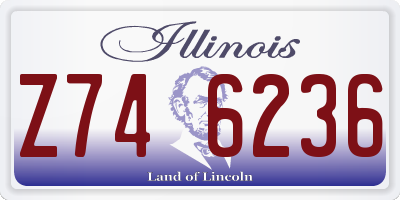 IL license plate Z746236