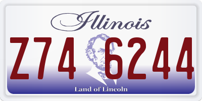 IL license plate Z746244