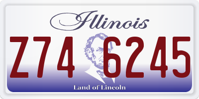 IL license plate Z746245