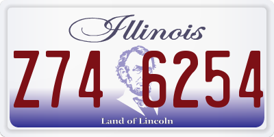 IL license plate Z746254