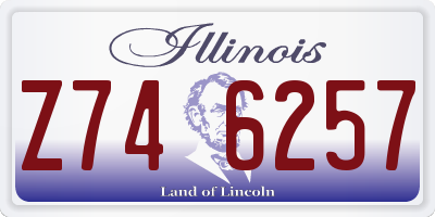 IL license plate Z746257