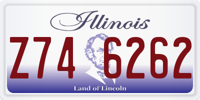 IL license plate Z746262