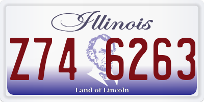 IL license plate Z746263