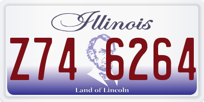 IL license plate Z746264