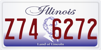 IL license plate Z746272
