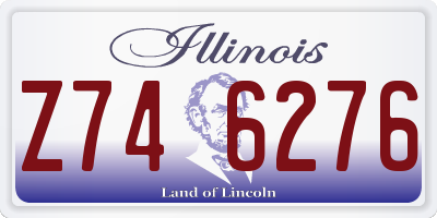 IL license plate Z746276