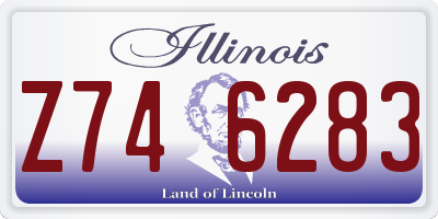 IL license plate Z746283