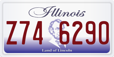 IL license plate Z746290