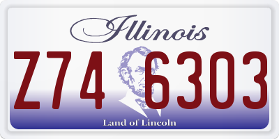 IL license plate Z746303