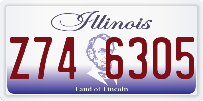IL license plate Z746305