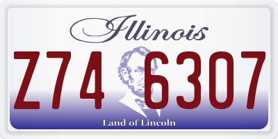 IL license plate Z746307